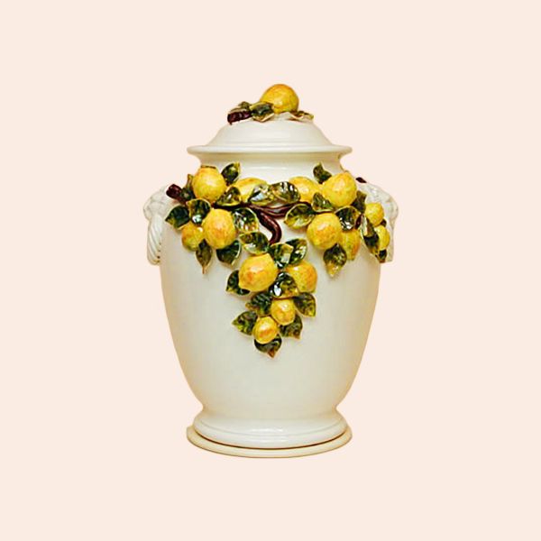 FA108F-66L - Vase with 3D lemons cm 66H